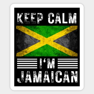 Keep Calm I'm Jamaican Sticker